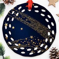 Starsstar Glitter Ornament (round Filigree)