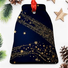 Starsstar Glitter Bell Ornament (two Sides)