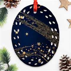 Starsstar Glitter Ornament (oval Filigree)