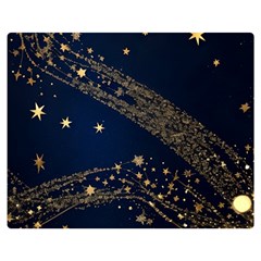 Starsstar Glitter Two Sides Premium Plush Fleece Blanket (teen Size)