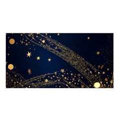 Starsstar Glitter Satin Shawl 45  X 80 