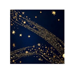 Starsstar Glitter Square Satin Scarf (30  X 30 )