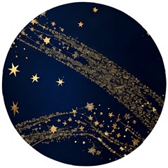 Starsstar Glitter Wooden Puzzle Round by Maspions