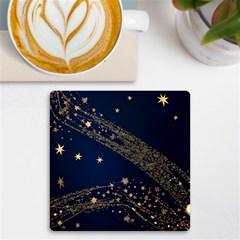 Starsstar Glitter Uv Print Square Tile Coaster 