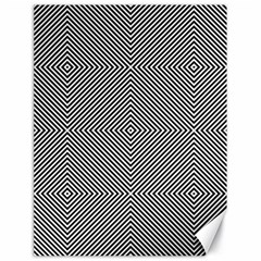 Abstract Diagonal Stripe Pattern Seamless Canvas 18  X 24 