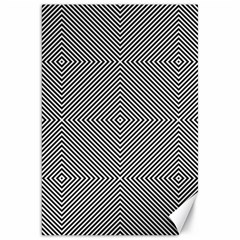 Abstract Diagonal Stripe Pattern Seamless Canvas 20  X 30 