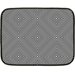 Abstract Diagonal Stripe Pattern Seamless Fleece Blanket (mini) by Maspions