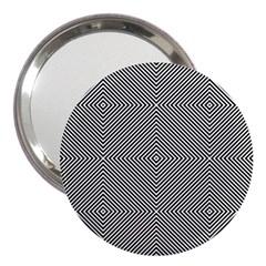 Abstract Diagonal Stripe Pattern Seamless 3  Handbag Mirrors