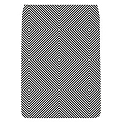 Abstract Diagonal Stripe Pattern Seamless Removable Flap Cover (s)