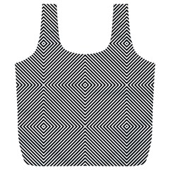 Abstract Diagonal Stripe Pattern Seamless Full Print Recycle Bag (xxl) by Maspions