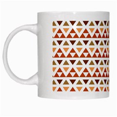 Geometric Tribal Pattern Design White Mug by Maspions