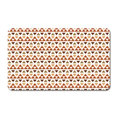 Geometric Tribal Pattern Design Magnet (rectangular)