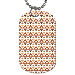 Geometric Tribal Pattern Design Dog Tag (one Side)