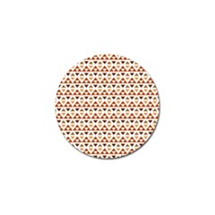 Geometric Tribal Pattern Design Golf Ball Marker