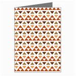 Geometric Tribal Pattern Design Greeting Card Left