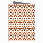 Geometric Tribal Pattern Design Greeting Card Right