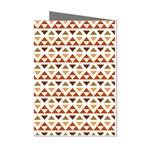 Geometric Tribal Pattern Design Mini Greeting Cards (Pkg of 8) Left