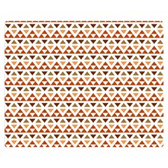 Geometric Tribal Pattern Design Two Sides Premium Plush Fleece Blanket (teen Size) by Maspions