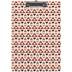 Geometric Tribal Pattern Design A4 Acrylic Clipboard Front