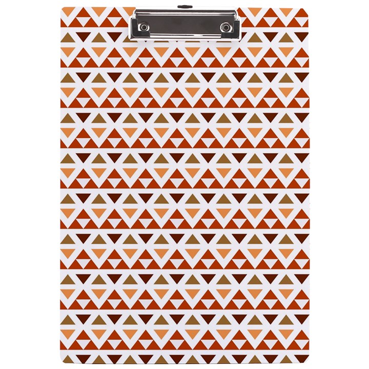 Geometric Tribal Pattern Design A4 Acrylic Clipboard