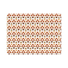 Geometric Tribal Pattern Design Premium Plush Fleece Blanket (mini) by Maspions