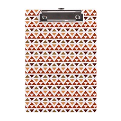 Geometric Tribal Pattern Design A5 Acrylic Clipboard by Maspions