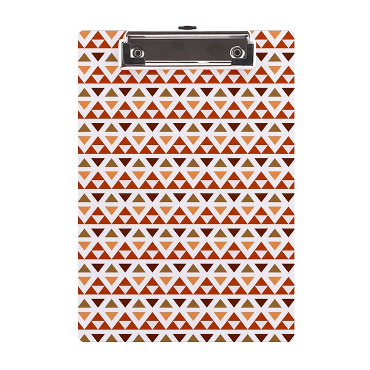 Geometric Tribal Pattern Design A5 Acrylic Clipboard