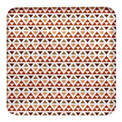 Geometric Tribal Pattern Design Square Glass Fridge Magnet (4 Pack) by Maspions