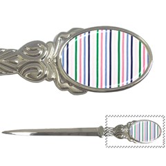 Stripes Pattern Abstract Retro Vintage Letter Opener