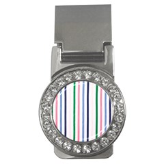 Stripes Pattern Abstract Retro Vintage Money Clips (cz) 