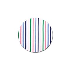 Stripes Pattern Abstract Retro Vintage Golf Ball Marker by Maspions