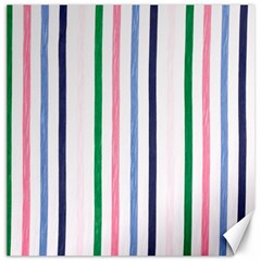 Stripes Pattern Abstract Retro Vintage Canvas 12  X 12 