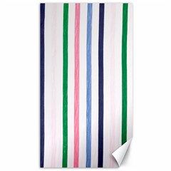 Stripes Pattern Abstract Retro Vintage Canvas 40  X 72 