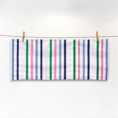 Stripes Pattern Abstract Retro Vintage Hand Towel