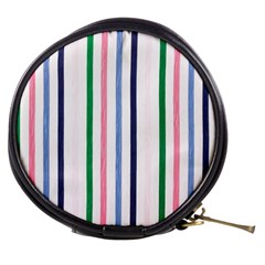 Stripes Pattern Abstract Retro Vintage Mini Makeup Bag