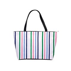 Stripes Pattern Abstract Retro Vintage Classic Shoulder Handbag