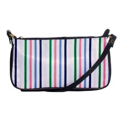 Stripes Pattern Abstract Retro Vintage Shoulder Clutch Bag