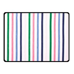 Stripes Pattern Abstract Retro Vintage Fleece Blanket (small)