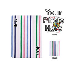 Stripes Pattern Abstract Retro Vintage Playing Cards 54 Designs (mini)