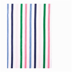 Stripes Pattern Abstract Retro Vintage Small Garden Flag (two Sides) by Maspions