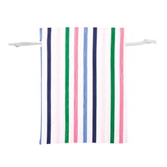 Stripes Pattern Abstract Retro Vintage Lightweight Drawstring Pouch (l)