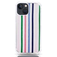 Stripes Pattern Abstract Retro Vintage Iphone 13 Mini Tpu Uv Print Case