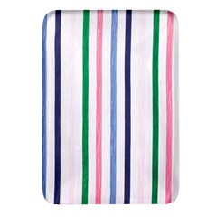 Stripes Pattern Abstract Retro Vintage Rectangular Glass Fridge Magnet (4 Pack) by Maspions