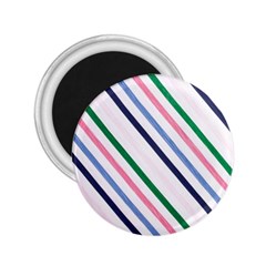 Retro Vintage Stripe Pattern Abstract 2 25  Magnets