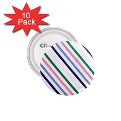 Retro Vintage Stripe Pattern Abstract 1 75  Buttons (10 Pack)