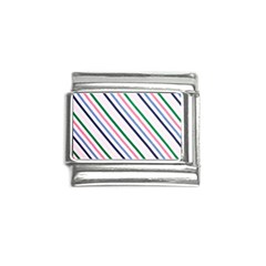 Retro Vintage Stripe Pattern Abstract Italian Charm (9mm) by Maspions