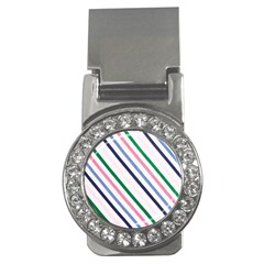 Retro Vintage Stripe Pattern Abstract Money Clips (cz) 