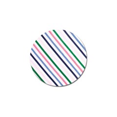 Retro Vintage Stripe Pattern Abstract Golf Ball Marker (4 Pack)