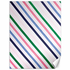 Retro Vintage Stripe Pattern Abstract Canvas 36  X 48  by Maspions