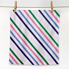 Retro Vintage Stripe Pattern Abstract Face Towel